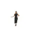 Womens/ladies Sequin Velvet Party Midi Dress Silver AX Paris-1