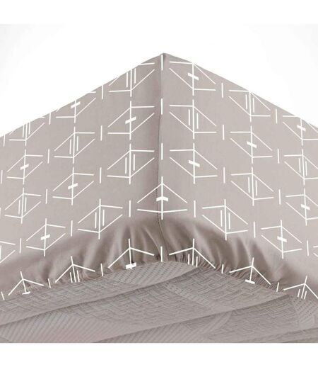 Drap Housse en Coton Aristide 160x200cm Naturel