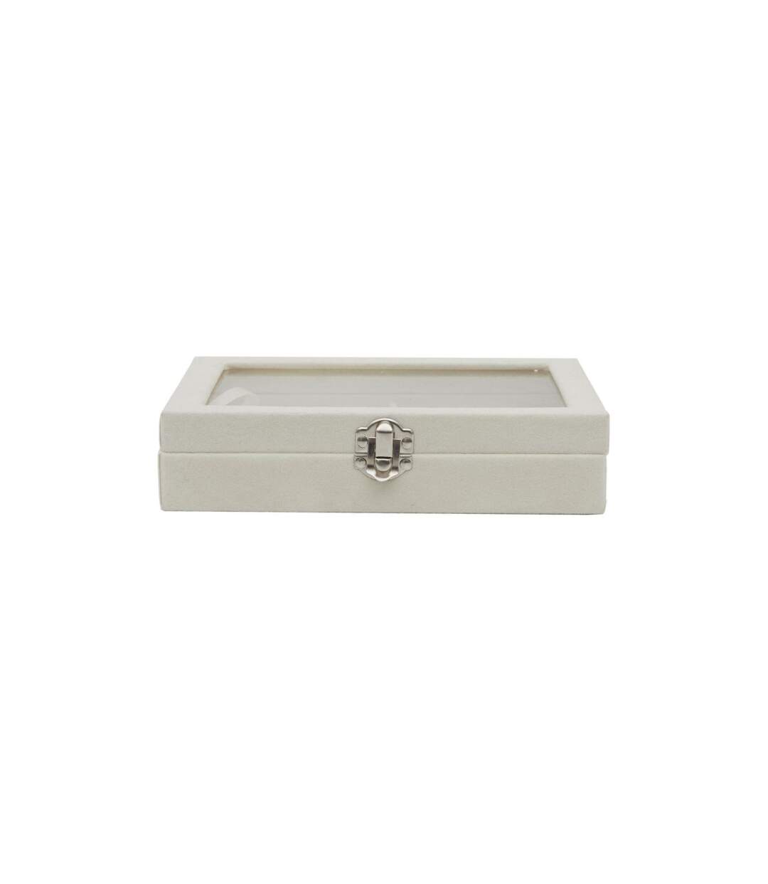 Boîte à Bijoux Feutrine 20cm Blanc-4