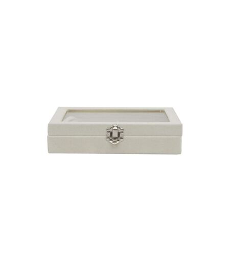 Boîte à Bijoux Feutrine 20cm Blanc