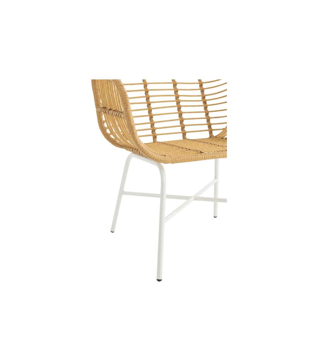 Chaise de Jardin Design Celeste 82cm Naturel-5