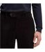 Mens Beckham Striped Pleat Front Trousers Brown Boss-4