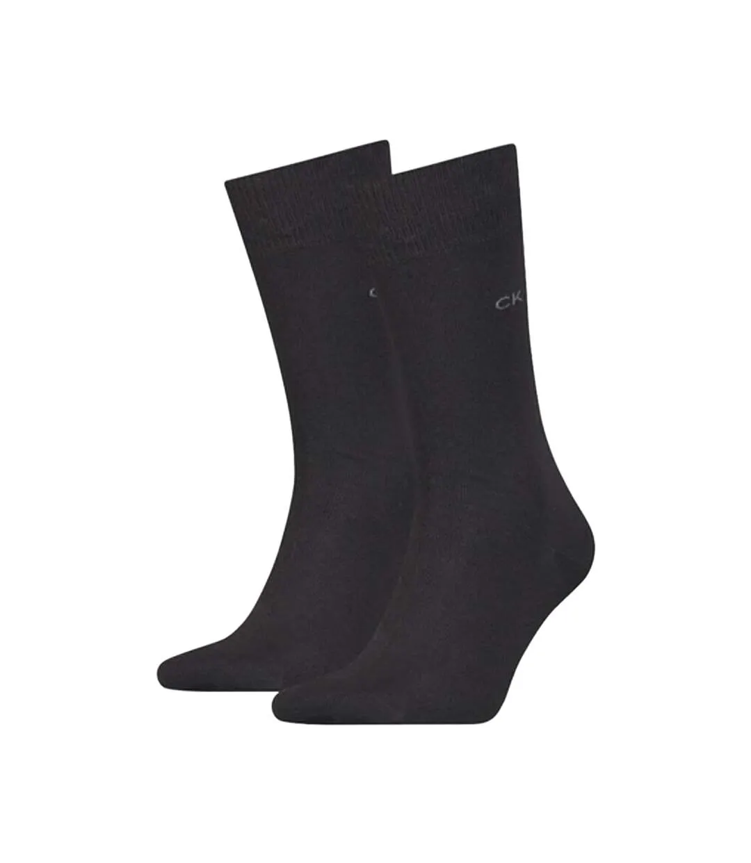 Chaussettes Motif/style Logo Brodé Homme Noir Calvin Klein-1