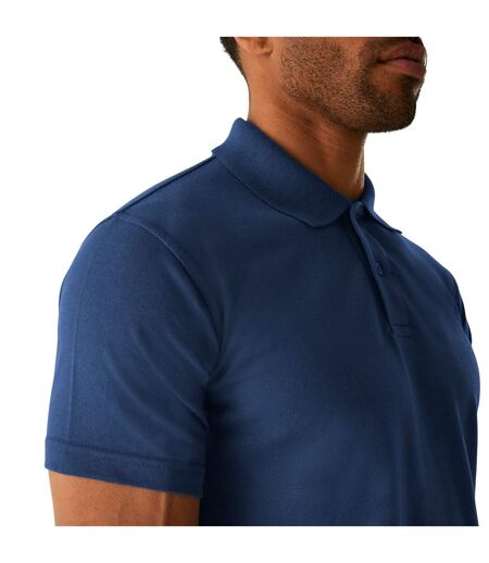 Mens Pique Polo Shirt Royal Blue Regatta Professional
