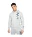 Sweat À Capuche Pepperhill Homme Gris Clair Chiné Crosshatch-2