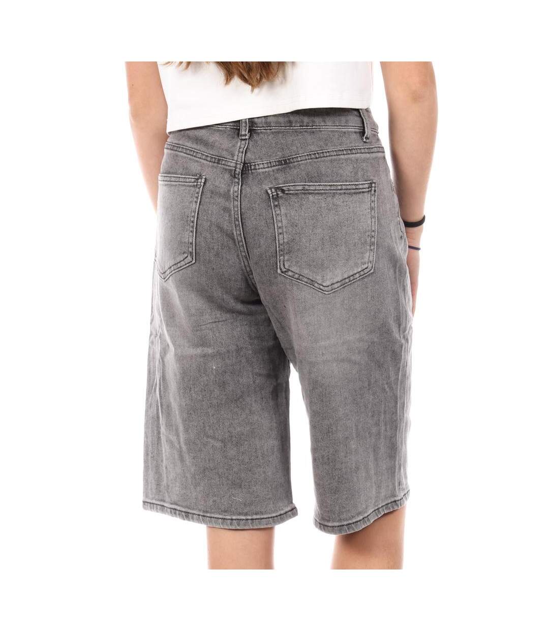 Bermuda gris femme monday premium 721-2