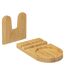 Repose cuillère en bambou avec couvercle - Beige-2