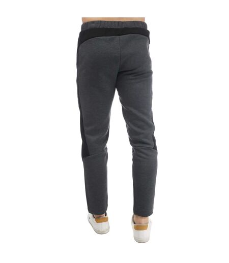 Mens Evostripe Core Jogging Bottoms Grey Heather Puma