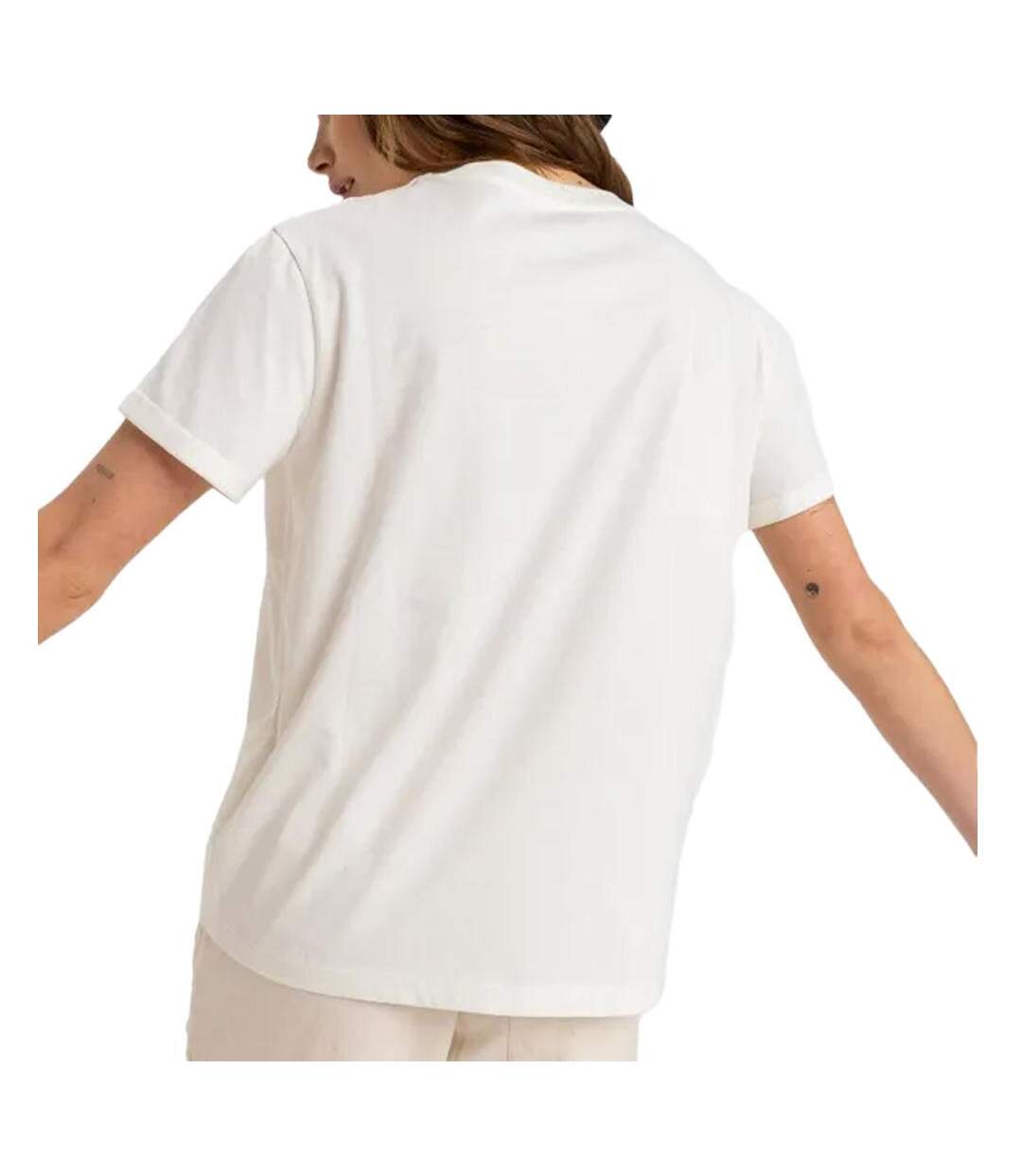 T-Shirt blanc femme roxy ocean regular - m-2