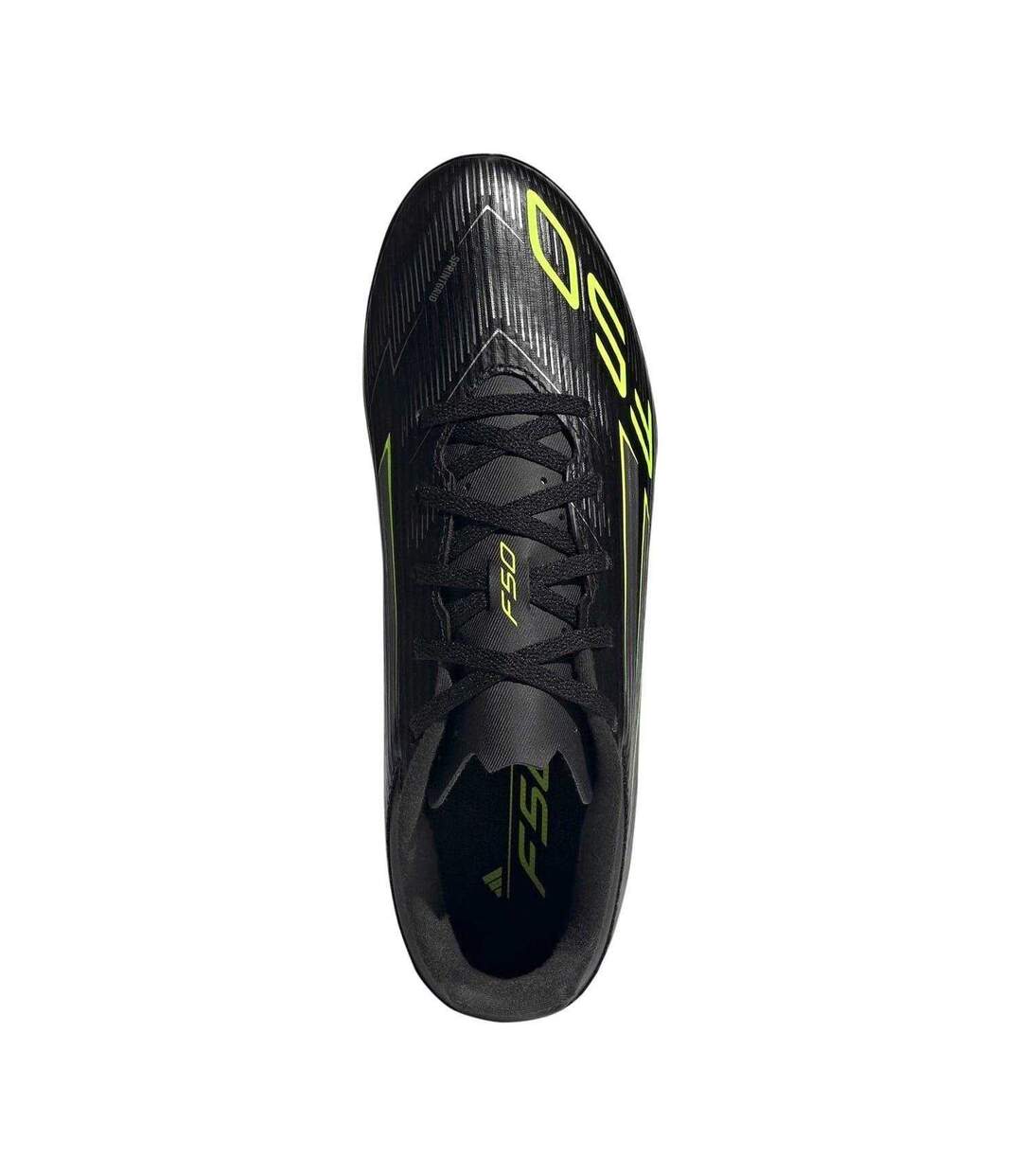 Mens F50 League 3 Stripes Football Boots Black Lemon Adidas-4