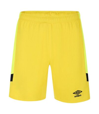Umbro Mens Contrast Trim Goalkeeper Shorts (Empire Yellow/Black) - UTUO2168