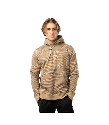 Sweat À Capuche Motif/style Imprimé Homme Marron Beige Bauer