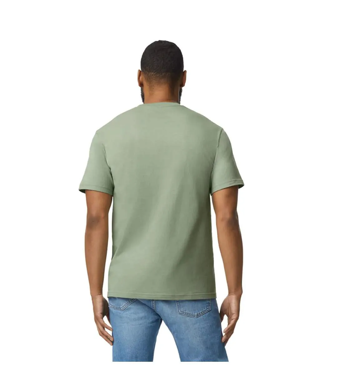 Mens Softstyle Midweight T-shirt Sage Gildan-3