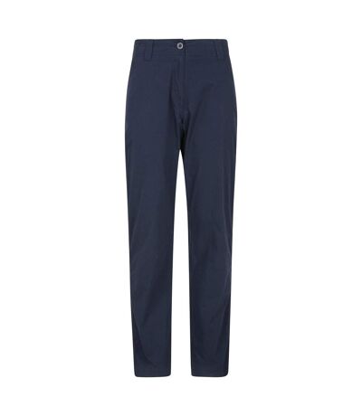 Womens/ladies Coastal Stretch Regular Trousers Navy Mountain Warehouse
