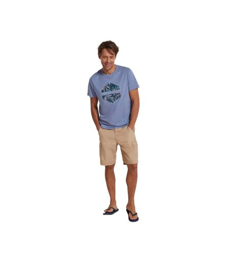 Mens Jacob Organic T-shirt Blue Animal