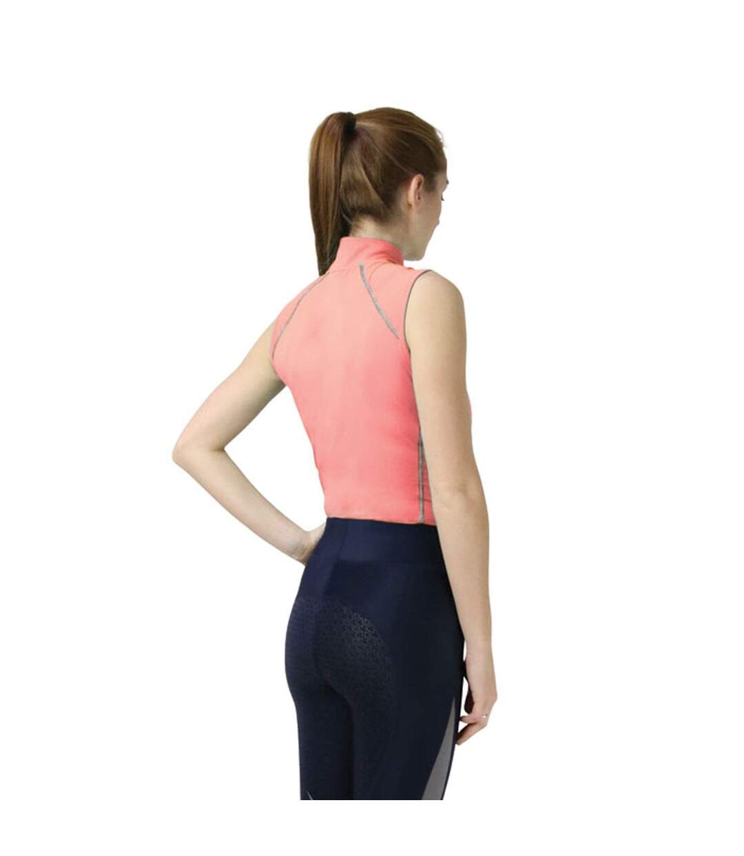 Débardeur femme corail rose Hy Sport Active-2