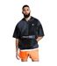 Mens Project Rock Short-sleeved Hoodie Grey Under Armour-1