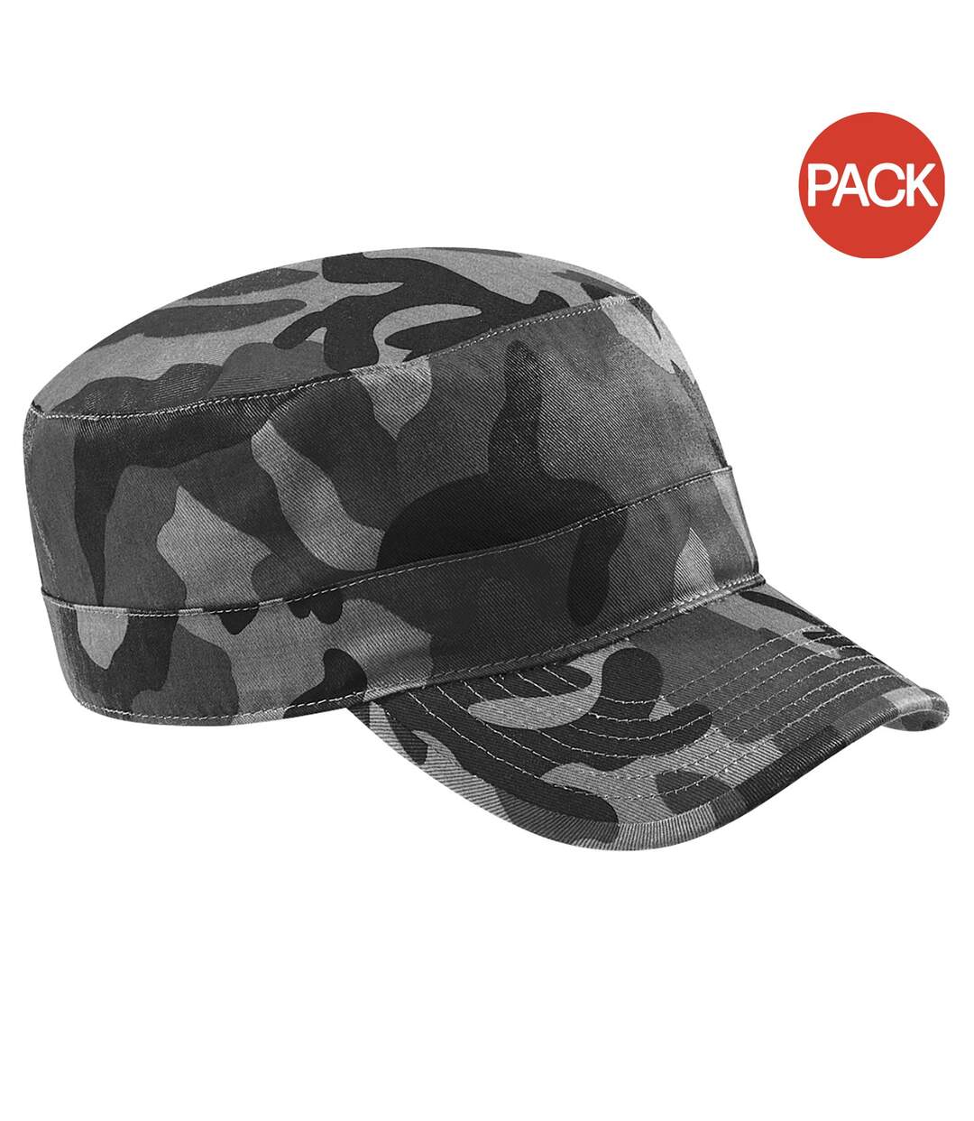 Lot de 2  casquettes à motif camouflage adulte camouflage urbain Beechfield-1