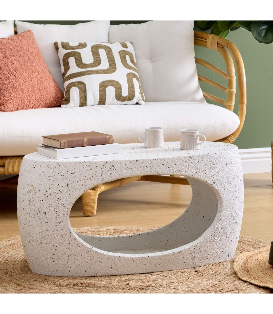 Table basse NARLON - Blanc-2