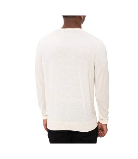 Pull beige homme calvin klein jeans ls eu clsc cttn