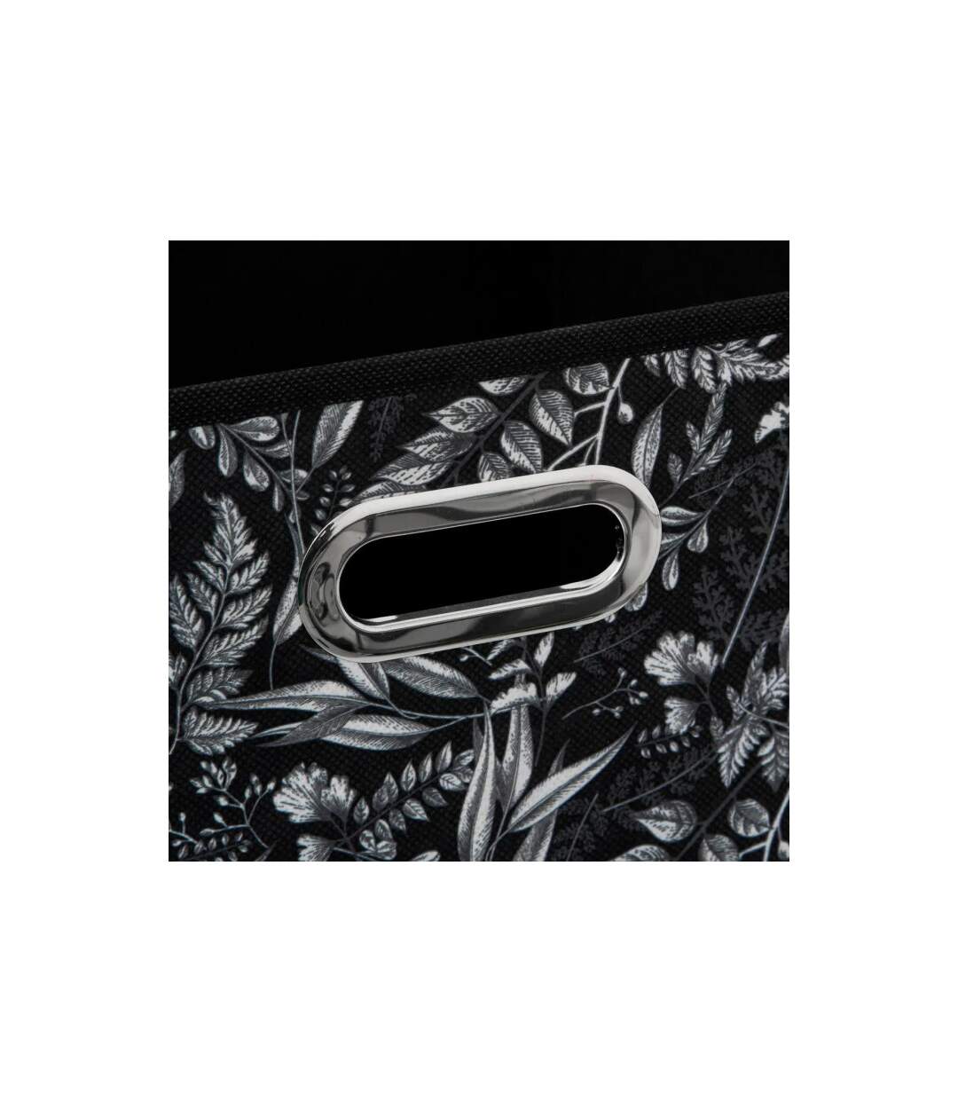 Boîte de Rangement Botanical 31x31cm Noir-2