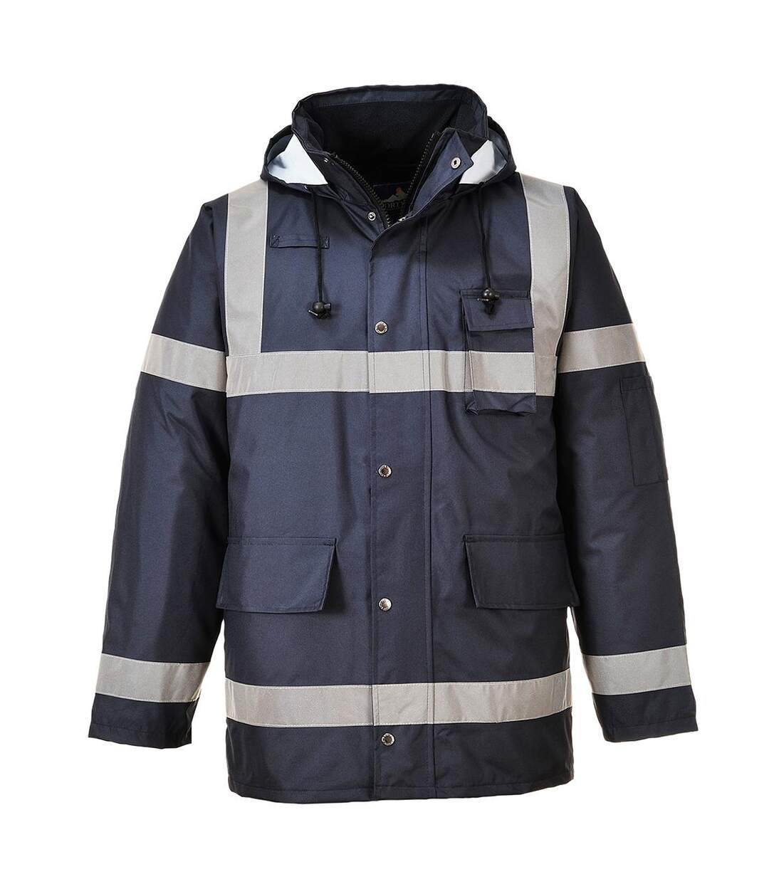 Mens iona lightweight traffic jacket navy Portwest-1