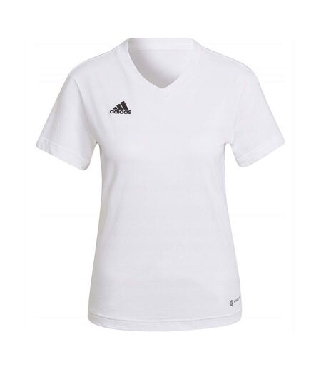 T-shirt Entrada Femme Blanc Adidas