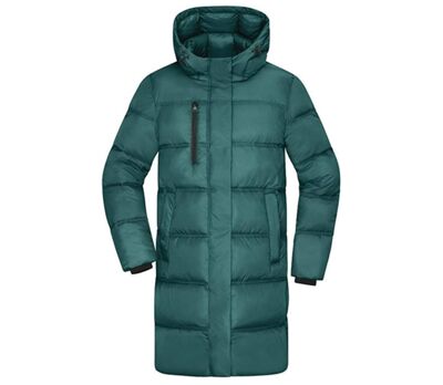 Doudoune longue - Femme - JN1367 - vert fumé