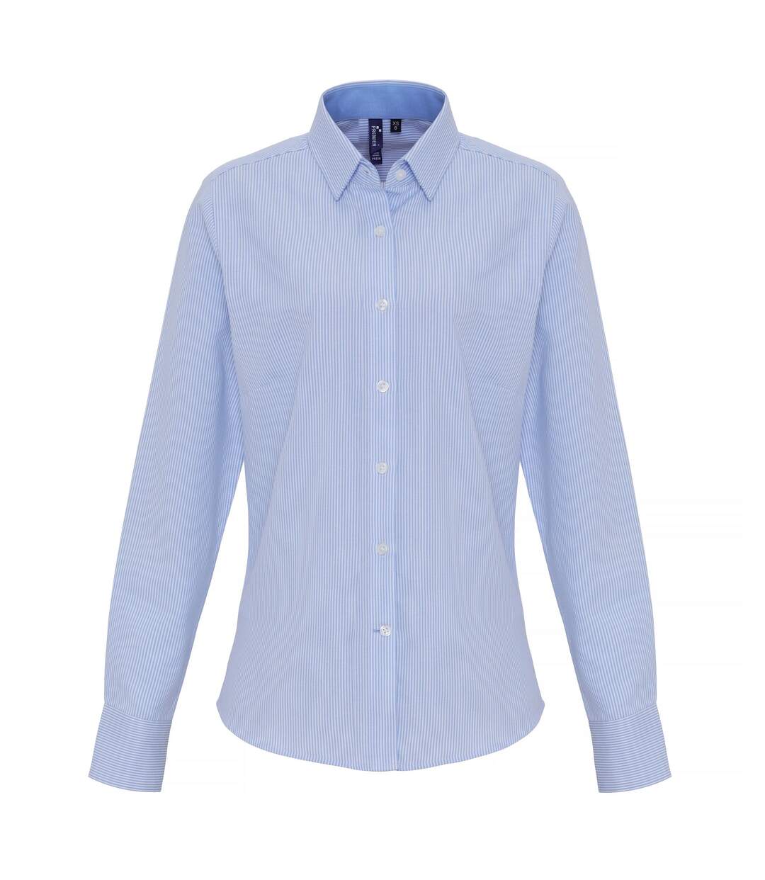 Blouse femme blanc / bleu clair Premier-1