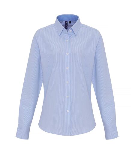 Blouse femme blanc / bleu clair Premier