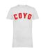T-shirt Motif/style Imprimé Carabao Cup Homme Blanc Rouge AWD-1