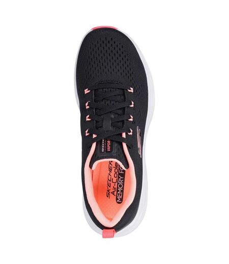 Womens/ladies fresh trend vapor foam trainers black/pink Skechers