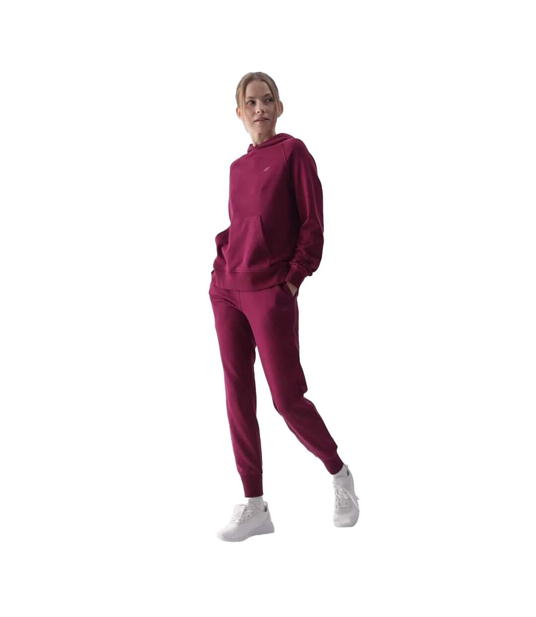 Sweat À Capuche Femme Rose 4F-4