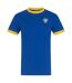 Mens Retro T-shirt Royal Blue Leeds United FC-2