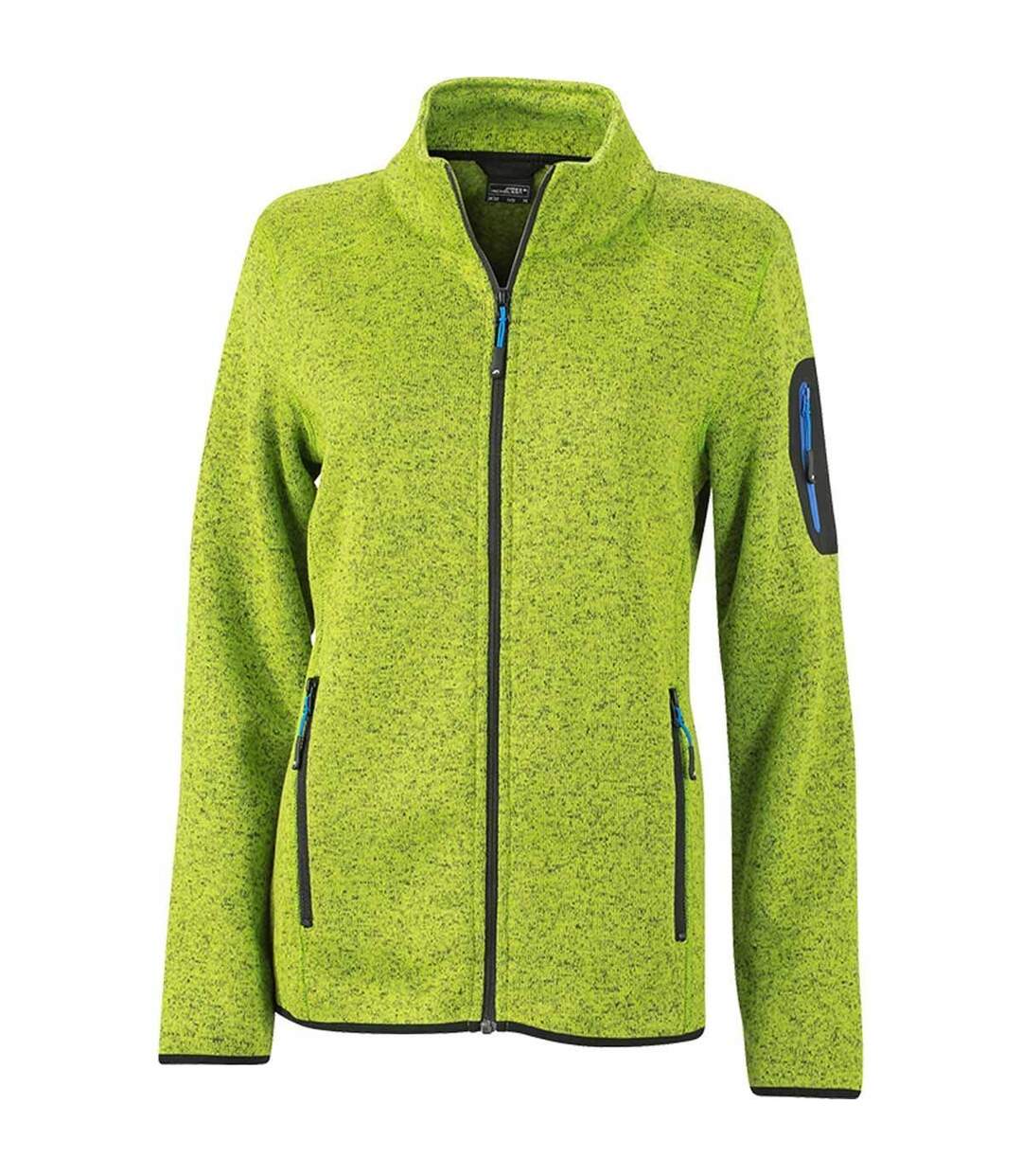 Veste zippée polaire - femme - JN761 - vert kiwi