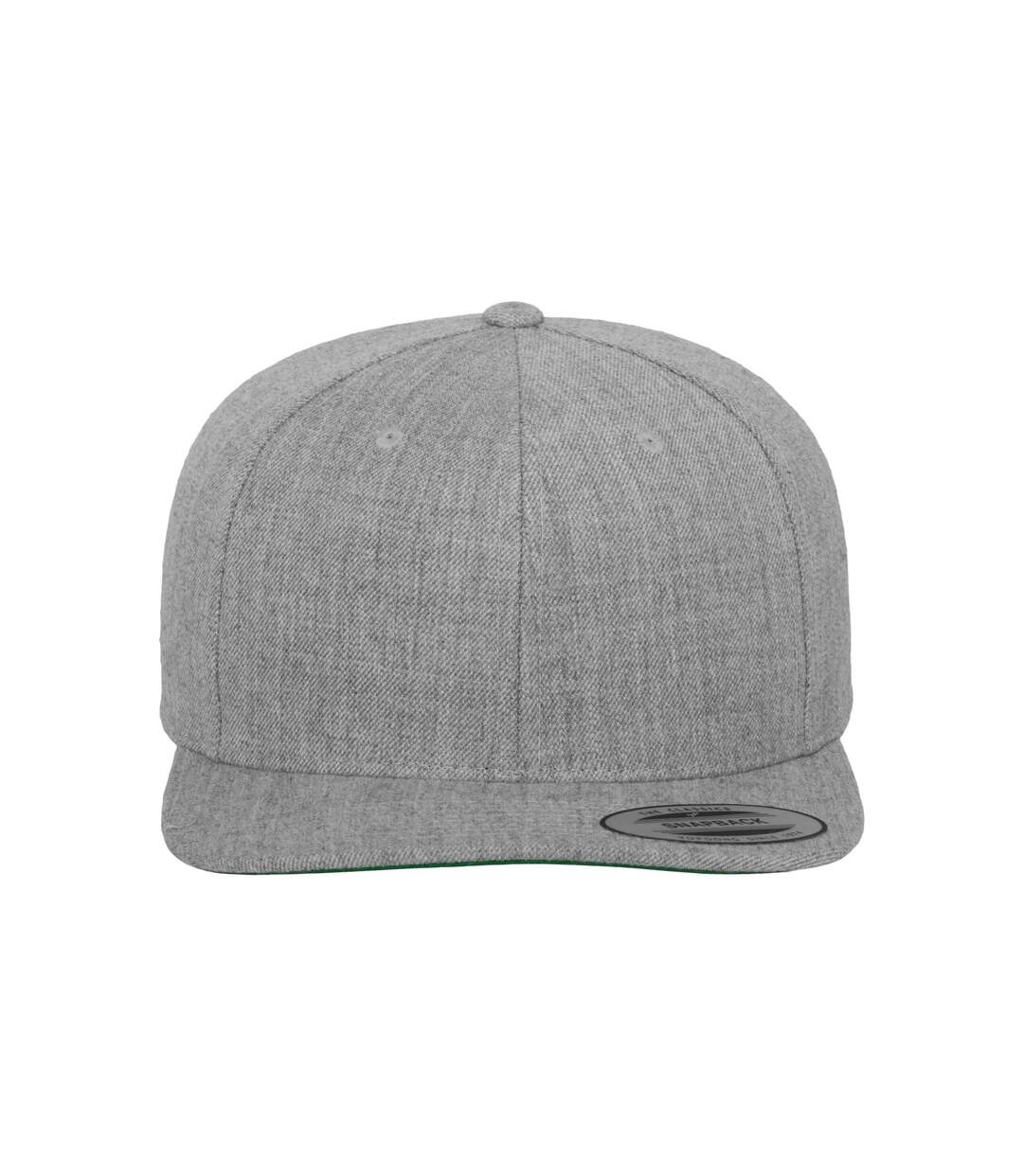 Casquette Ajustable Classic Adulte Gris Chiné Vert Flexfit-3