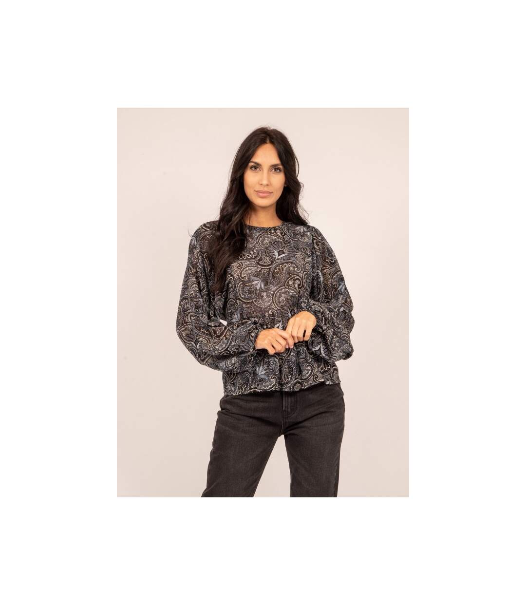 Blouse fluide motifs FARAH - Dona X Lisa-1