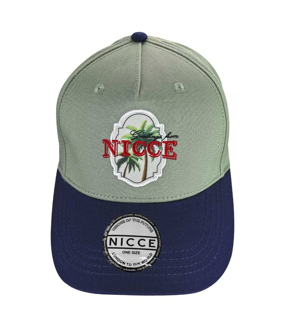 Nicce - Casquette Baseball Homme Deilen Brodée, Coton Respirant-4