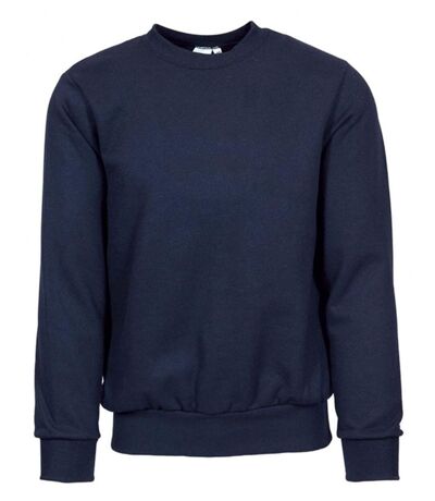 Sweat col rond - Homme - IT465 - bleu marine