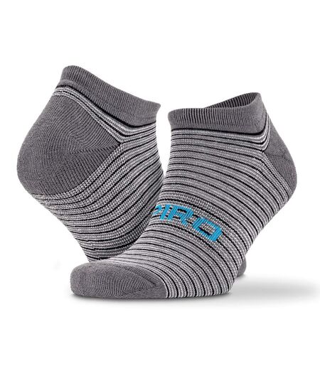 Spiro Unisex Adults Mixed Stripe Trainer Socks (Pack Of 3) (Mixed) - UTPC3499