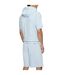 Mens Sealy 09 Hooded Short-sleeved Sweatshirt Light Blue Boss-2