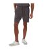 Mens Ardsley Fleece Floral Shorts Slate Threadbare-2