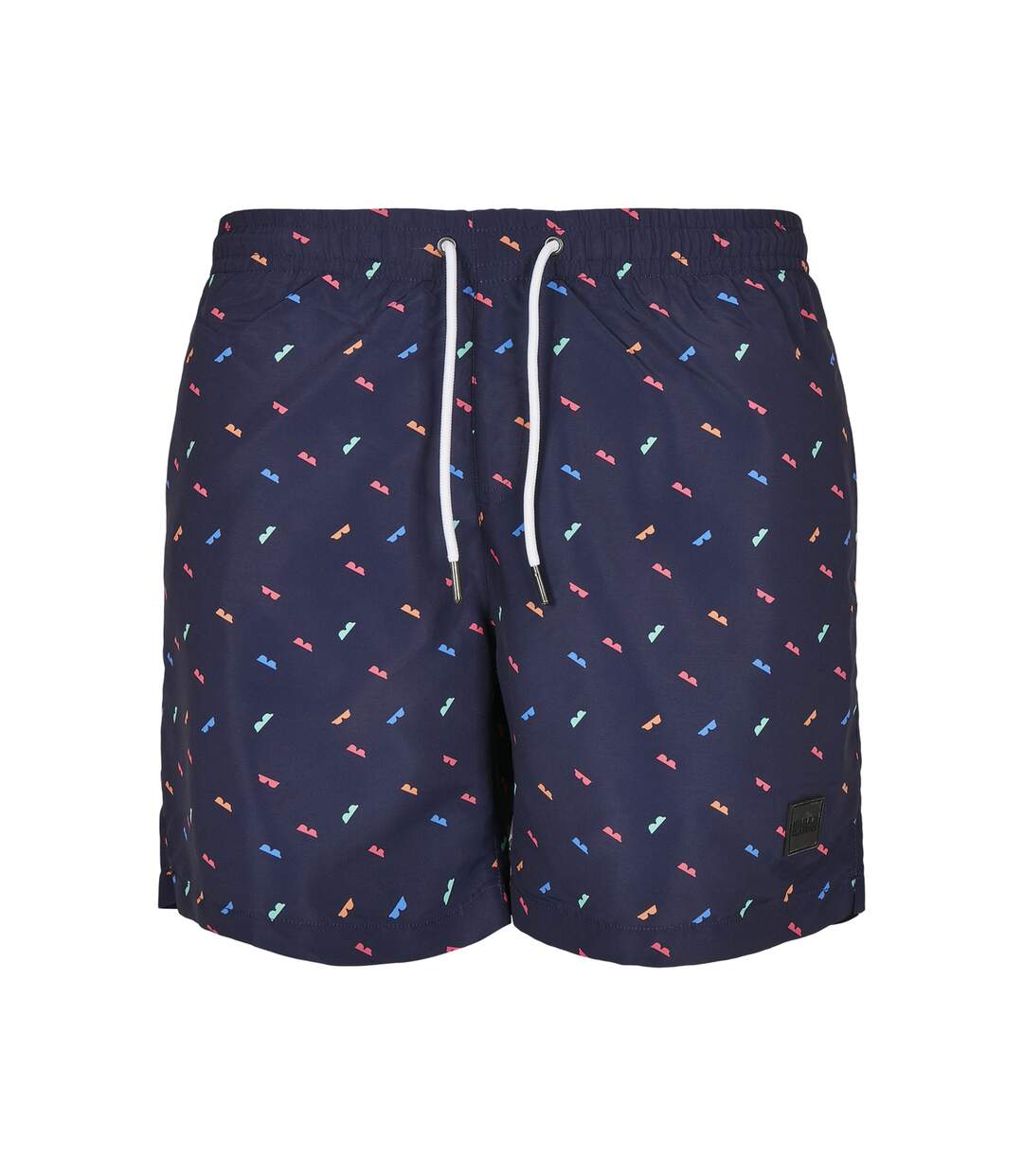 Short De Bain Motif/style Lunettes De Soleil Homme Bleu Marine Urban Classics-1