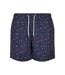 Short De Bain Motif/style Lunettes De Soleil Homme Bleu Marine Urban Classics-1
