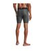 Mens Heatgear Fitted Compression Shorts Carbon Heather Under Armour-2