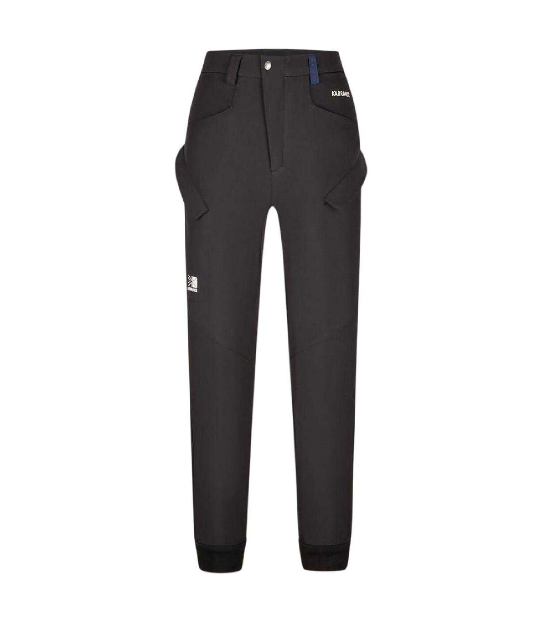 Mens Plain Cargo Trousers Black Karrimor-1