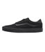Mens Brooklyn Canvas Low Trainers Black Vans-2