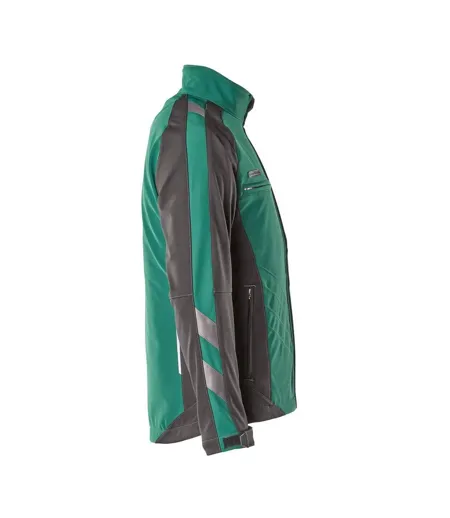 Veste Softshell Unique Dresden Homme Vert Noir Mascot