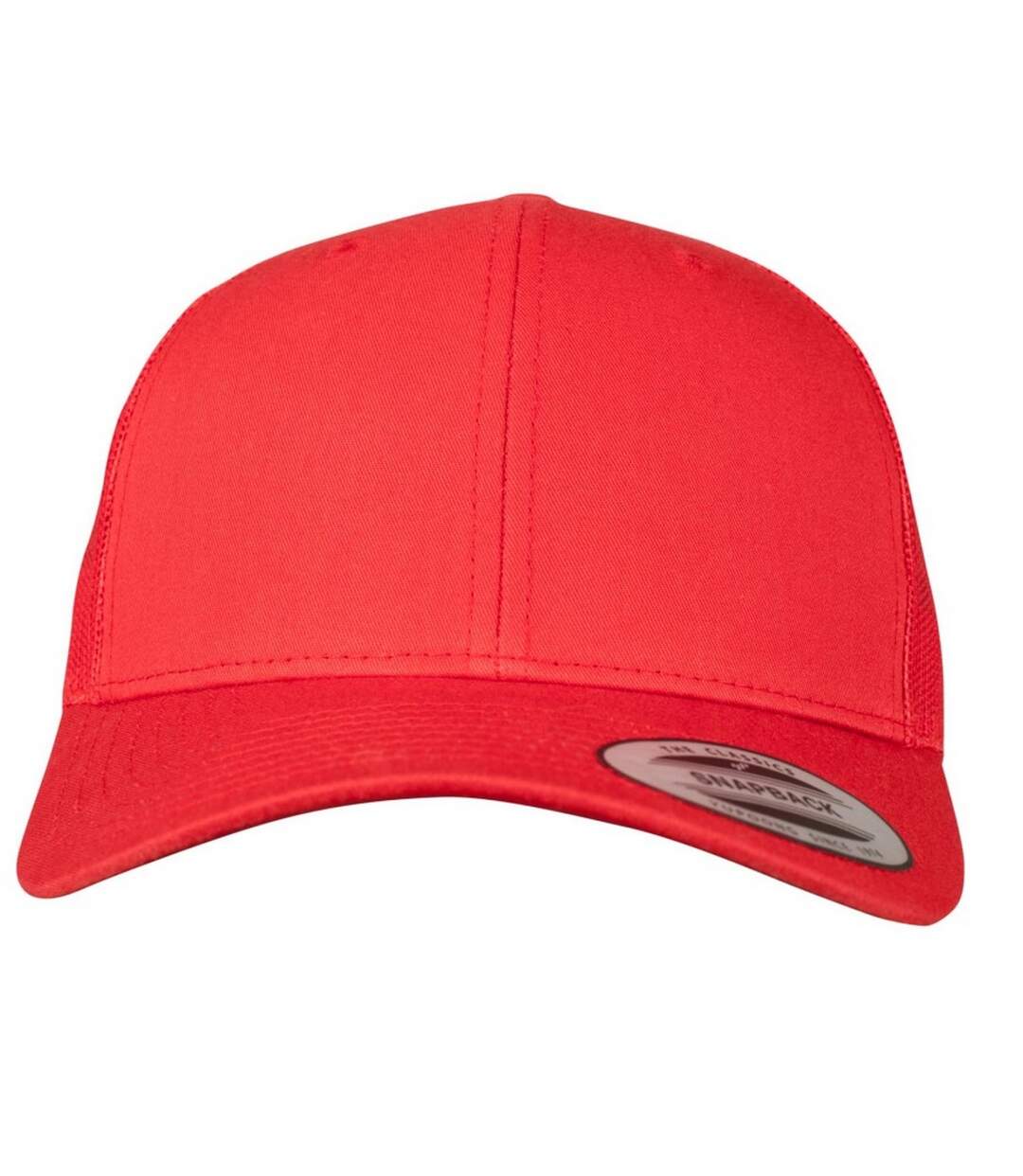 Casquette Trucker Motif/style Rétro Rouge Flexfit-1