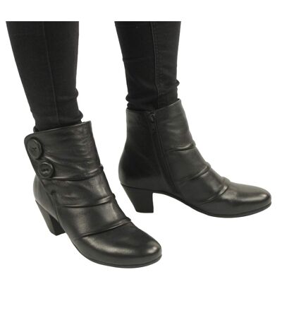Bottines Emma Femme Noir Cipriata